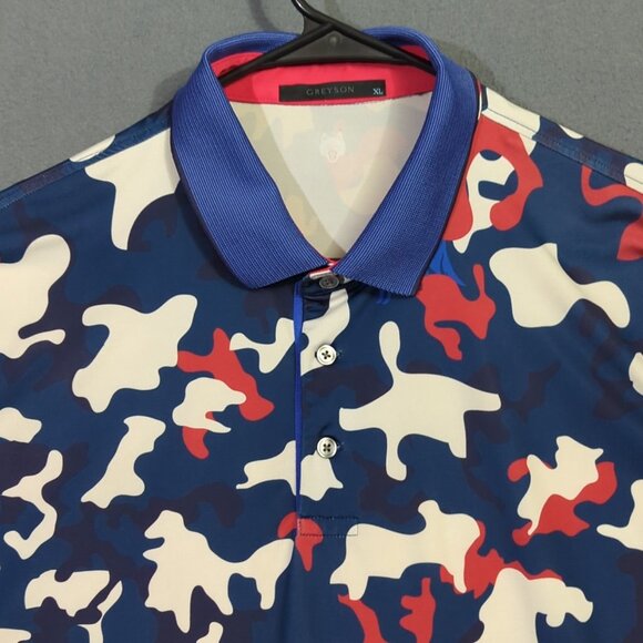 Greyson Shirt Men's XL Multicolor Polo Performance Stretch Golf Casual - Picture 3 of 13